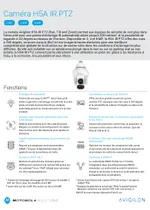 Première page de la brochure Avigilon