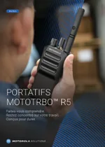 Première page de la brochure Motorola Solutions