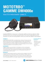 Première page de la fiche technique Motorola Solutions