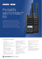 Première page de la fiche technique Motorola Solutions