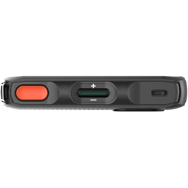 LEX L11 — dessus, bouton d'urgence